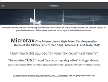 Tablet Screenshot of microtax1.com